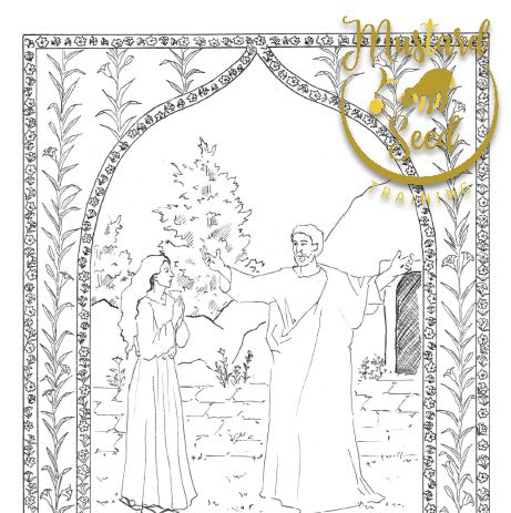 Glorious Mysteries - Five Printable Coloring Pages – Mustard Seed Training