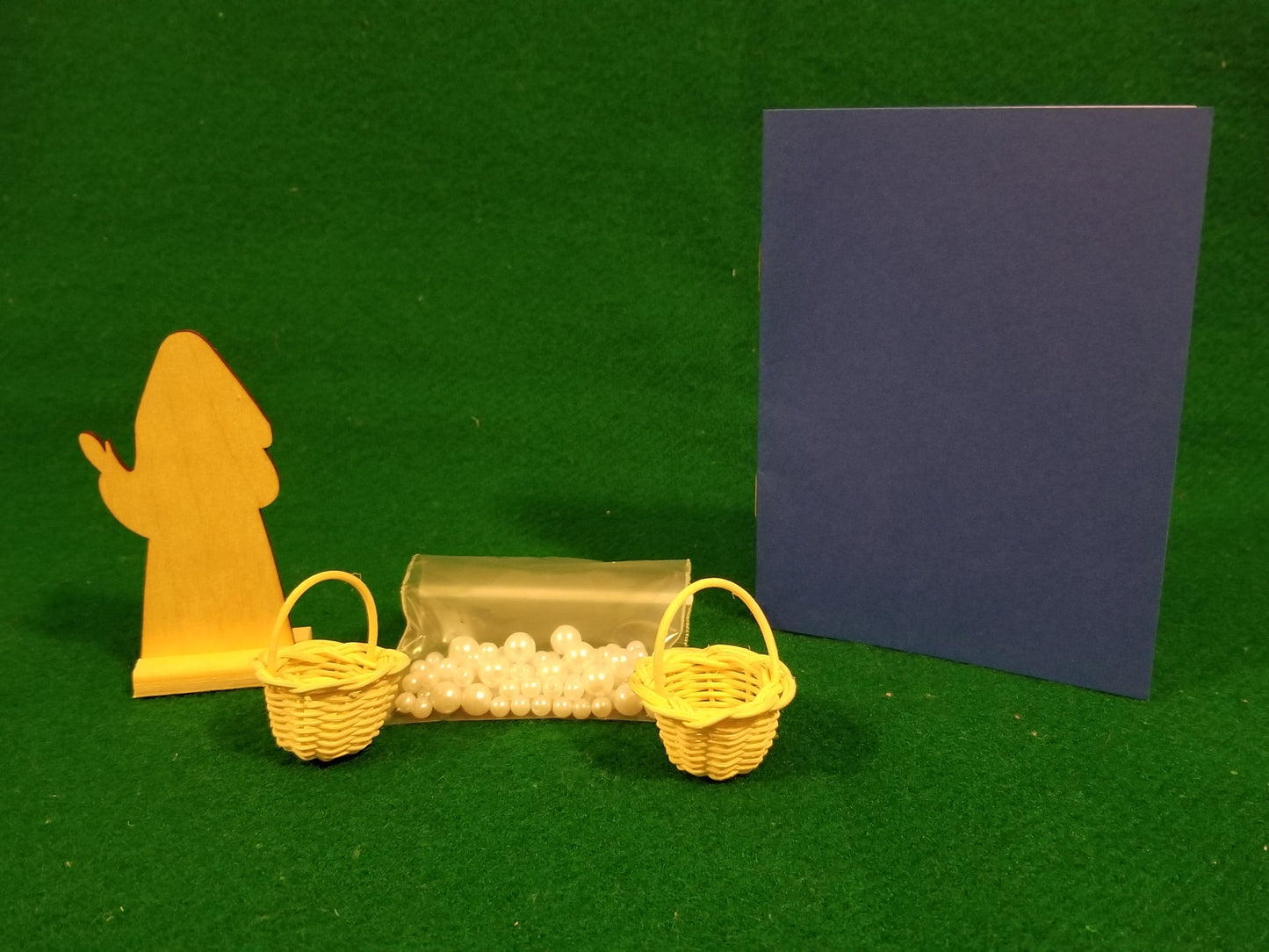 2 Baskets and Pearl Beads (Pearl of Great Price)