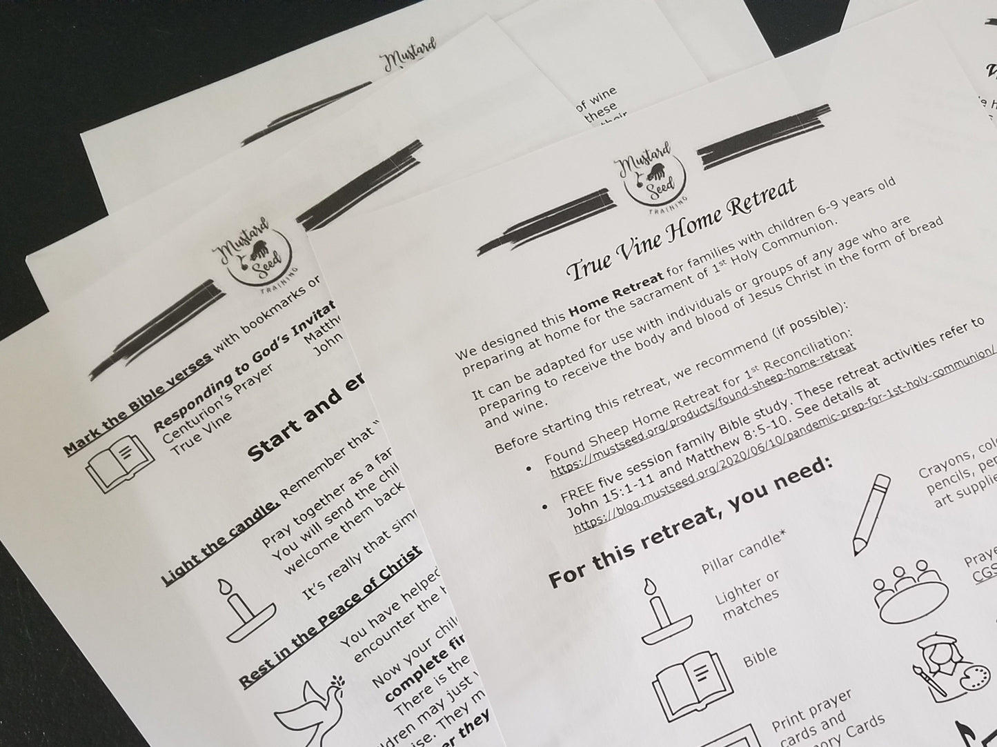 True Vine - Home Retreat (1st Communion)