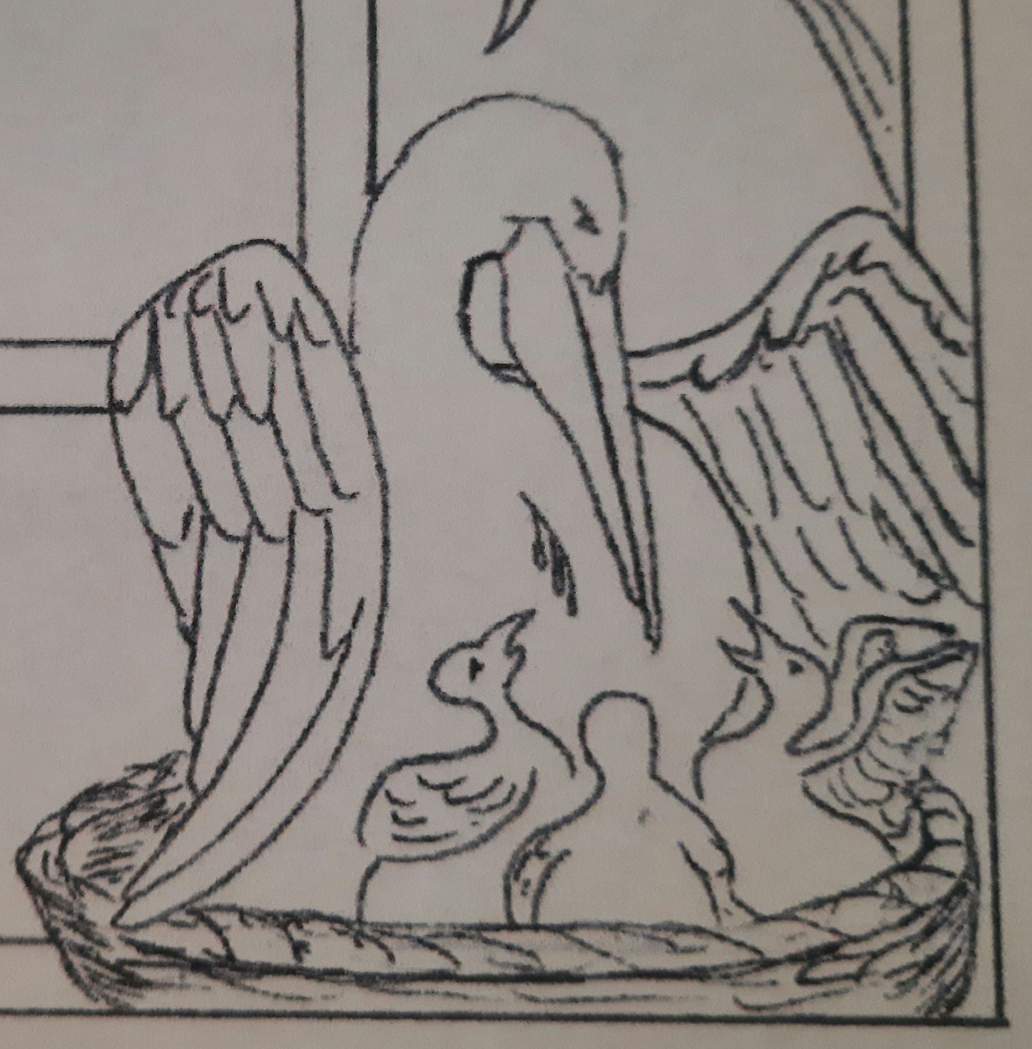 Prayer Card Borders B&W - Five Sorrowful Mysteries - Print & Mail