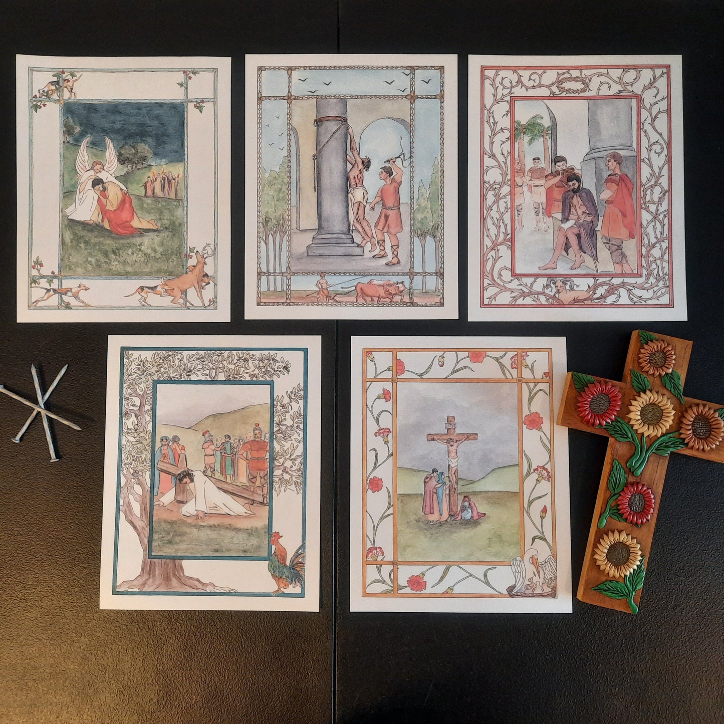 Set of Prayer Cards - 5"x7" Laminated