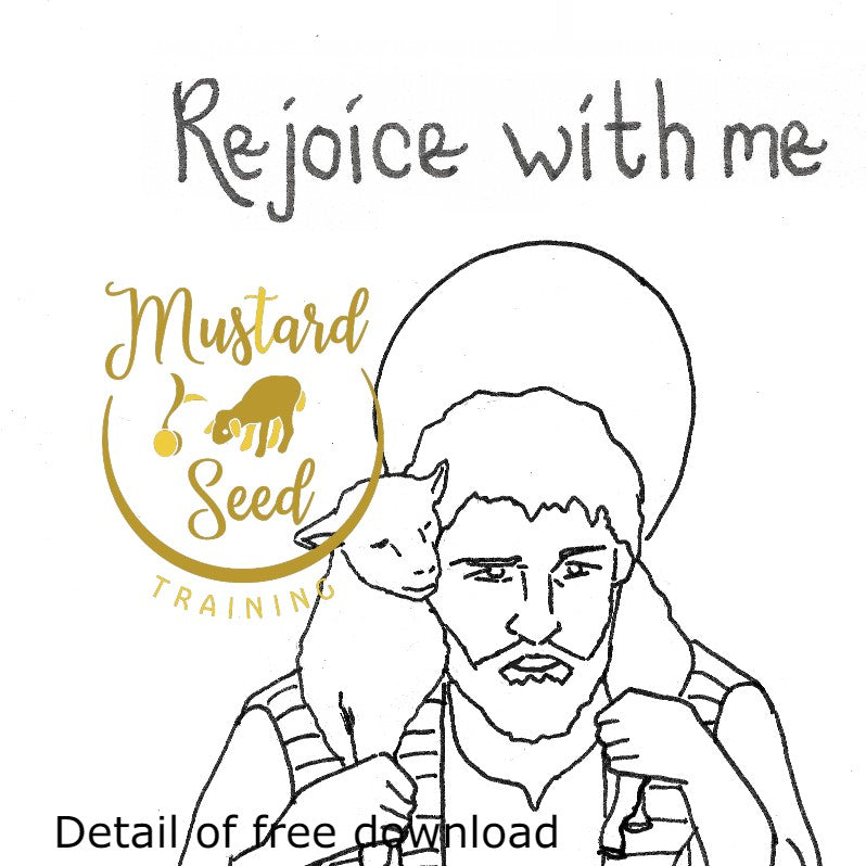 FREE Download - Good Shepherd with Found Sheep