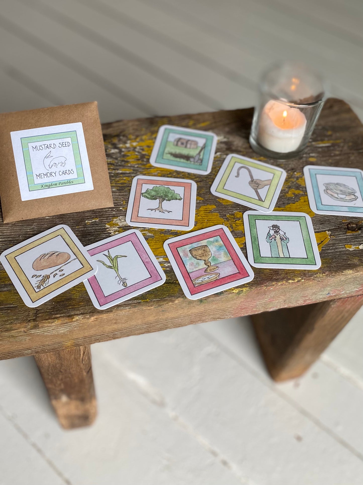 Mustard Seed Memory Cards - 8 Kingdom Parables - Printable Download