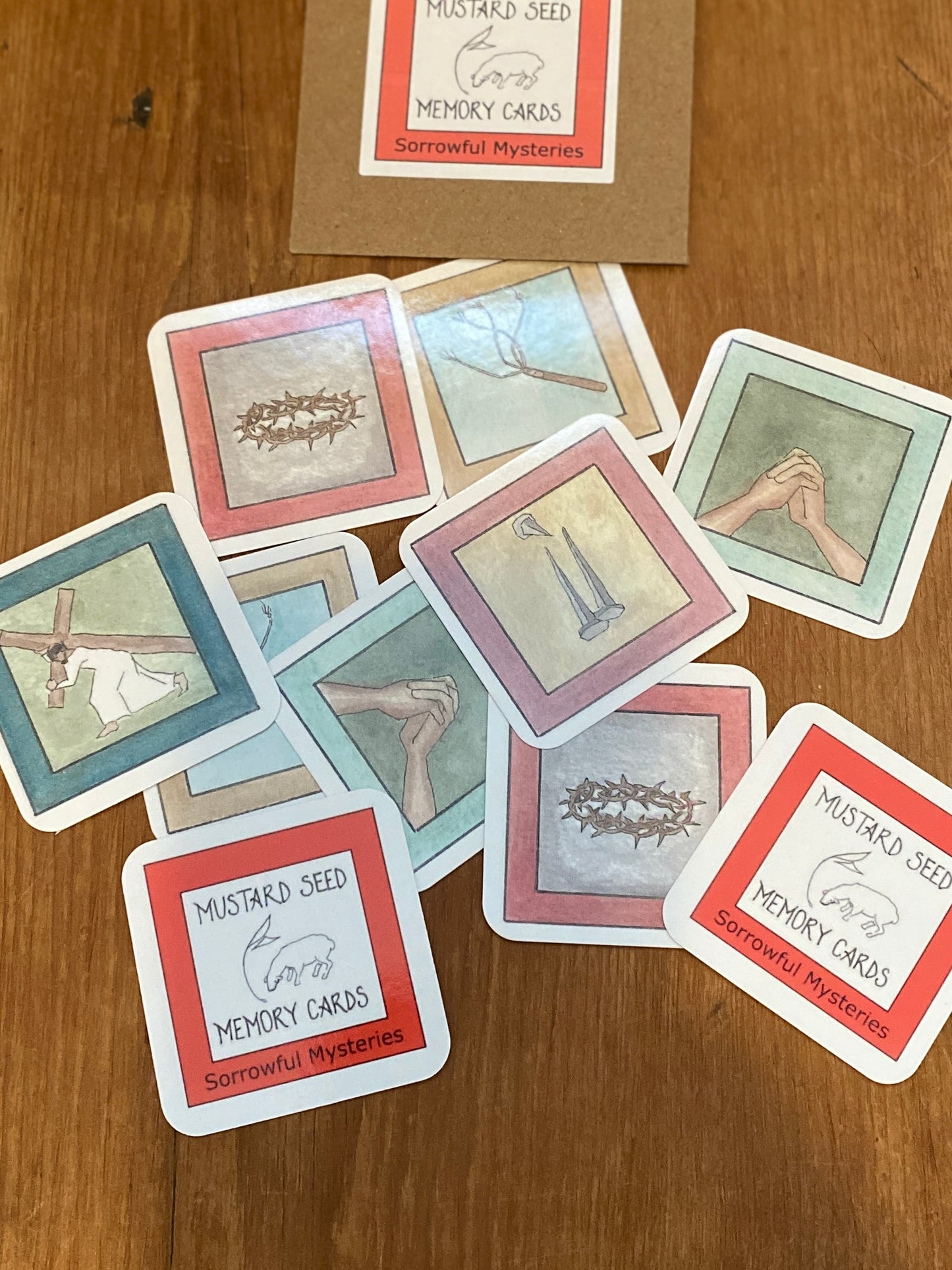 Mustard Seed Memory Cards - Printed