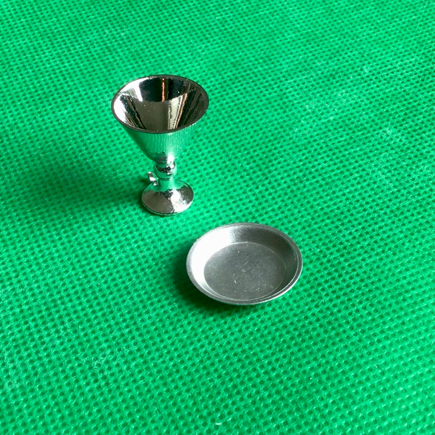 Tiny Paten & Chalice for Mini Altar Table