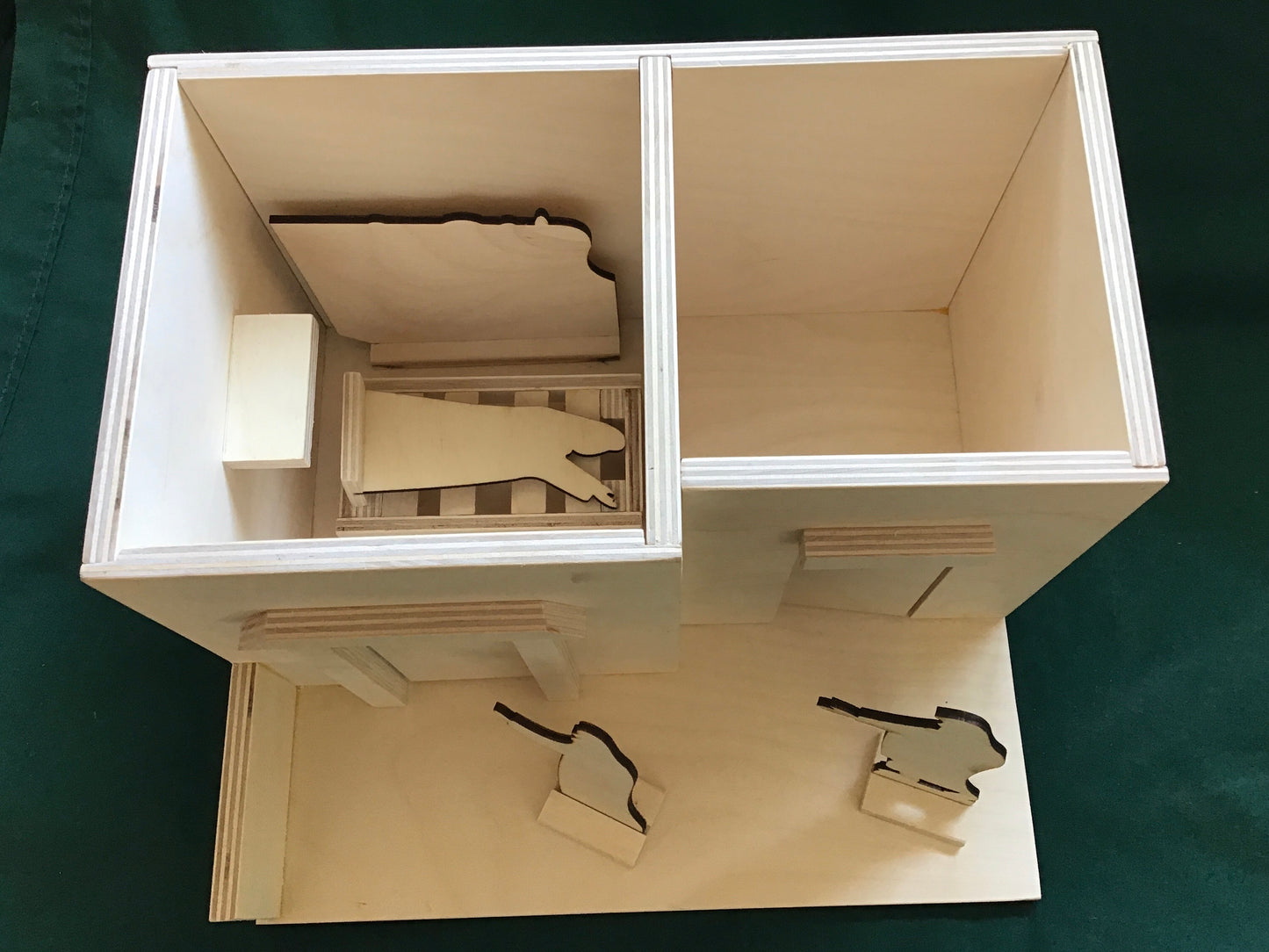 Insistent Friend Diorama with Bed