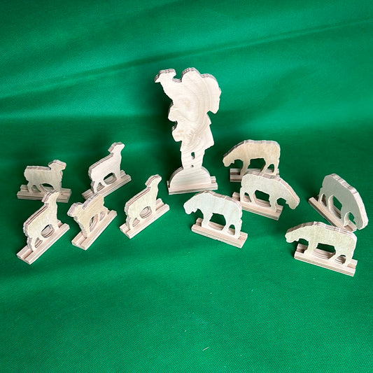 Good Shepherd Figure Set - 1/4" Plain