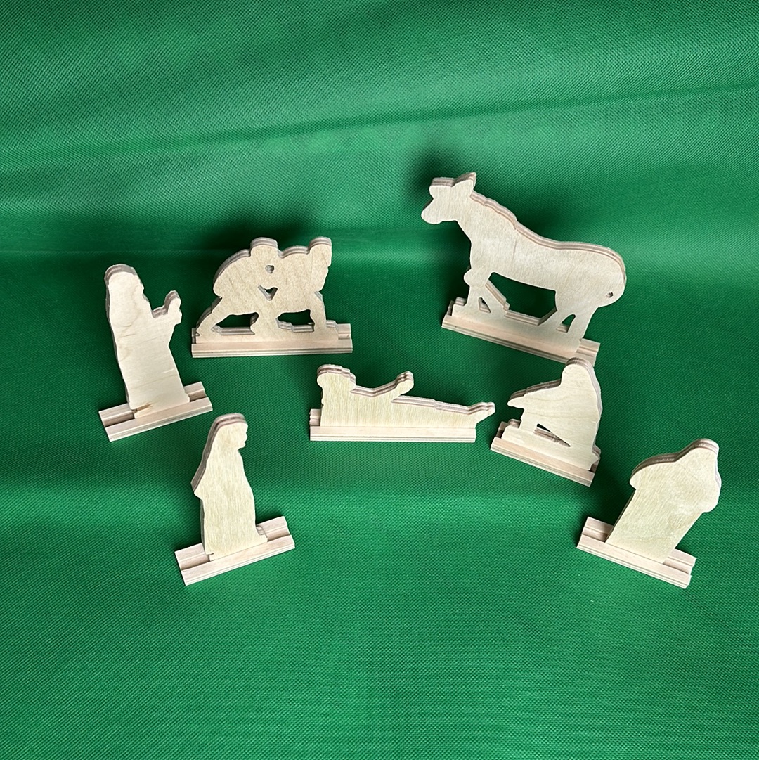 Good Samaritan Figure Set - 1/4" Plain