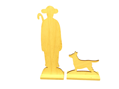 Wolf & Hireling Figure Set