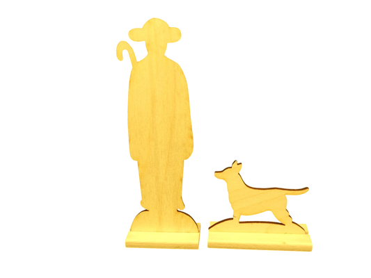 Wolf & Hireling Figure Set