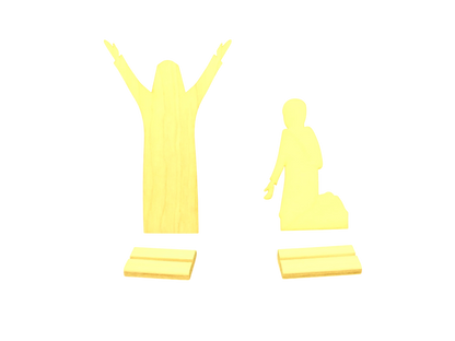 Pharisee & the Tax Collector Figure Set