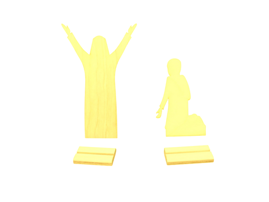 Pharisee & the Tax Collector Figure Set