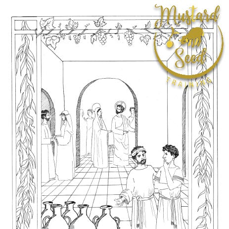 Luminous Mysteries - Five Printable Coloring Pages – Mustard Seed Training