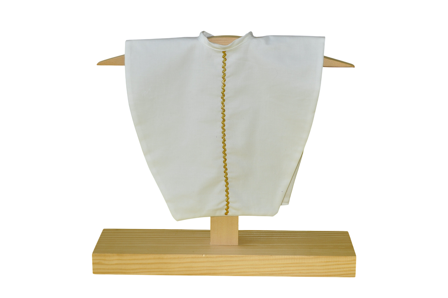 4 Liturgical Colors Set: Mini-Chasubles with Wooden Stands