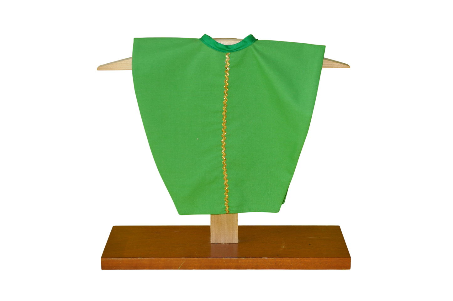 4 Liturgical Colors Set: Mini-Chasubles with Wooden Stands