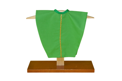4 Liturgical Colors Set: Mini-Chasubles with Wooden Stands