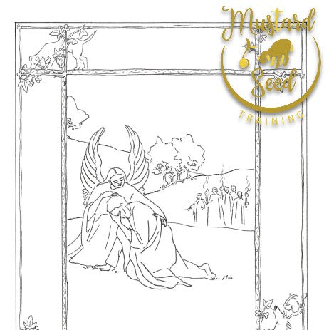 Sorrowful Mysteries - Five Printable Coloring Pages