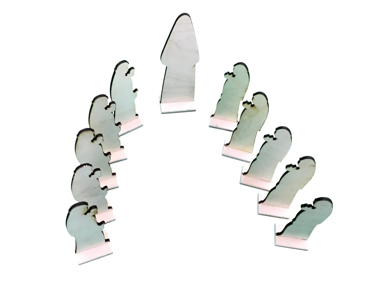 Ten Bridesmaids Figure Set