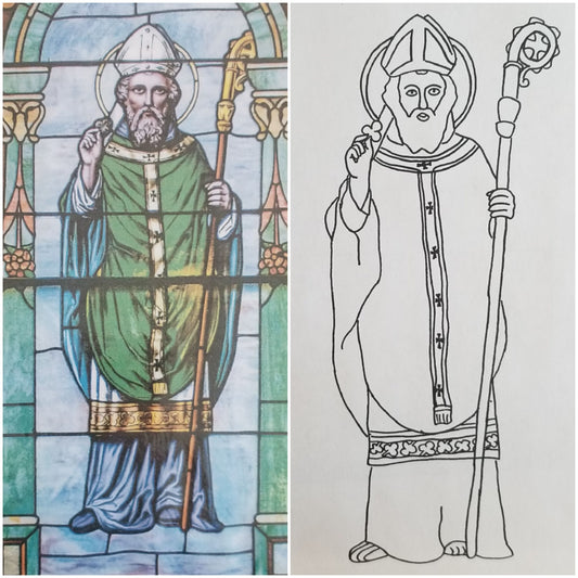 FREE Download: Saint Patrick Activity & Coloring Page