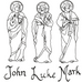 FREE Download - Four Evangelists Coloring Page – Mustard Seed Training