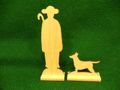 Wolf & Hireling Figure Set