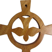 Holy Spirit Wood Cross