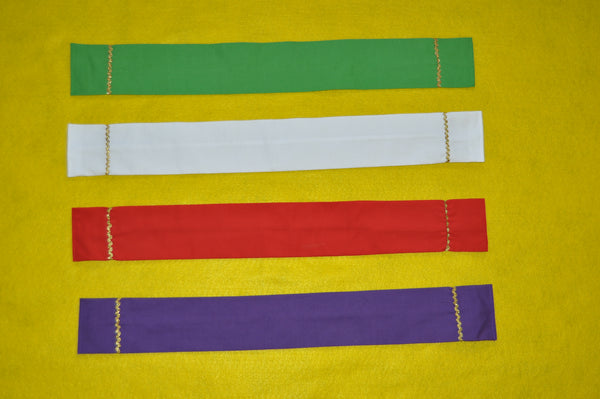 Mini-Stoles in Liturgical Colors