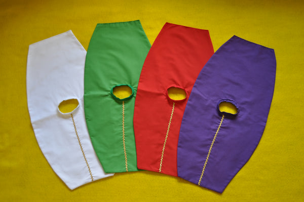 5 Mini-Chasubles in Liturgical Colors (Made to Order)