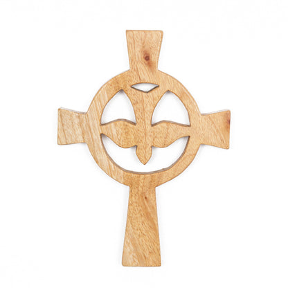 Holy Spirit Wood Cross