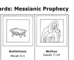 FREE Download: REVISED 8 Black & White Messianic Prophecies Memory Cards