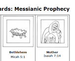 FREE Download: REVISED 8 Black & White Messianic Prophecies Memory Cards