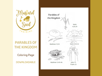 Parables of the Kingdom Printable Coloring Page