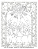 Mysteries of the Rosary Coloring Book