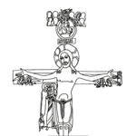 Free Download: Simplified San Damiano Coloring Page