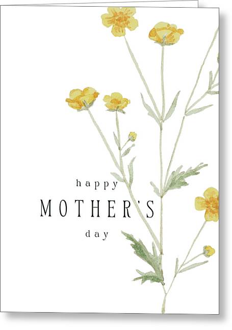 Happy Mother's Day-Yellow Buds - Greeting Card