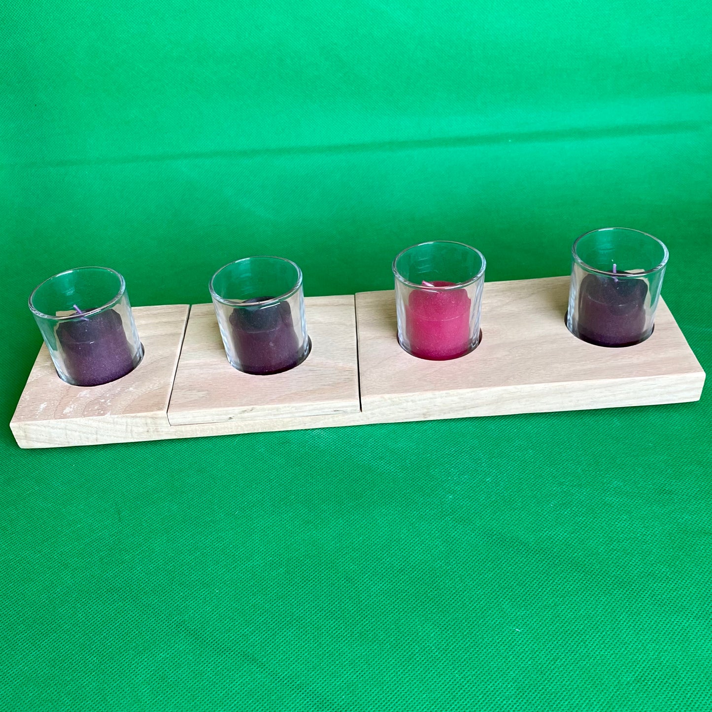 3-in-1 Candleholder for Advent, Lent & Pentecost (4 Pieces)