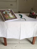 Large White Circle Cloth for Mystery of Faith and Altar Work (Made to Order)