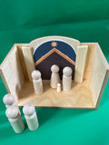 Multi-use House - Diorama with Removable Backdrop (Nativity, Parables, Empty Tomb)