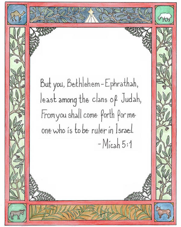 Bethlehem Birthplace Prophecy - Art Print